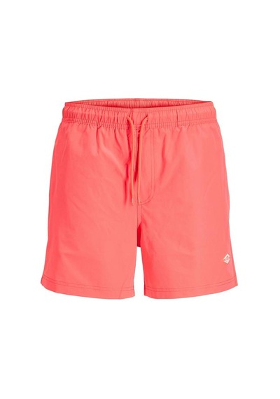 Jack&jones Jack Jones Şort Mayo Maui Tropic Solid Regular Pembe