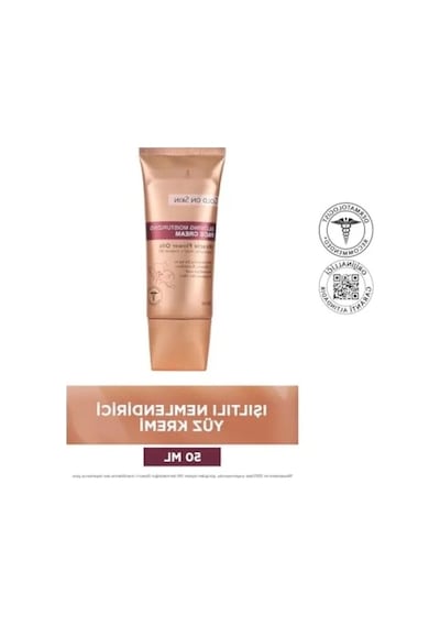 Işıltılı Nemlendirici Yüz Kremi - 50 Ml, Hyalüronik Asit Ve Çiçek Yağları İle