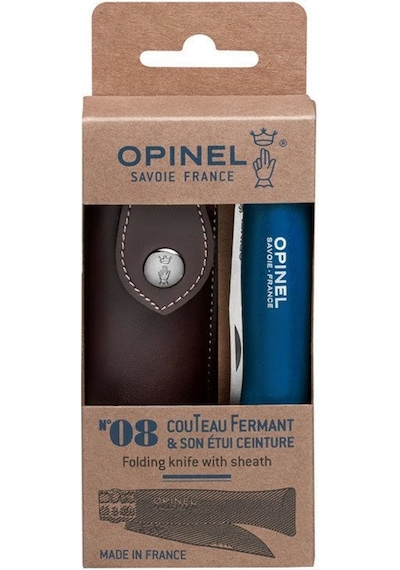 Opinel İnox Mavi Sap 8 No Kamp Çakı (001891) Çok Renkli