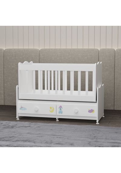 Garaj Home Elegant 60x120 Beşik - Uykucu Beyaz