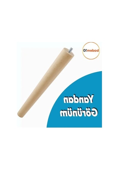 Ahşap Mobilya İçin 30 Cm M8 Civatalı Koltuk Ve Masa Ayağı Seti 8'li Abanoz