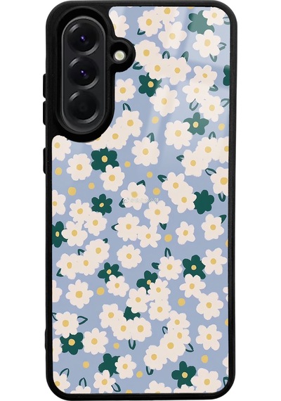 A56 Daisy Pattern Tasarımlı Glossy Telefon Kılıfı Uyumlu Çok Renkli