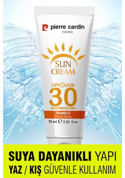 Pierre Cardin Leke Karşıtı Yüksek Koruyucu Yüz Güneş Kremi SPF30 75 ML