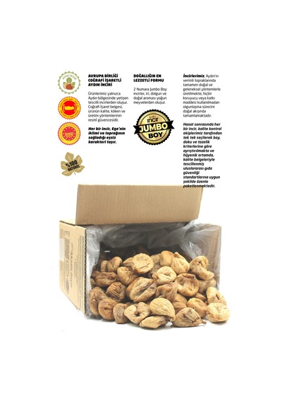 Naturel Jumbo Kuru İncir 3kg 3 KG