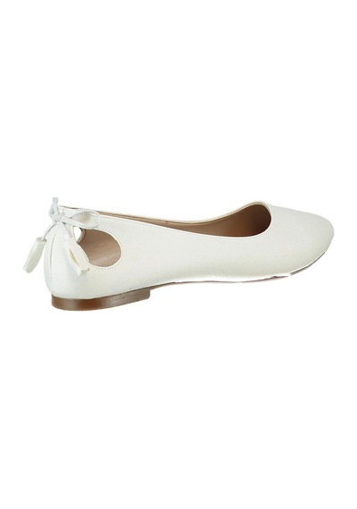 Fox Shoes Beyaz Kadın Babet B290080109 Beyaz