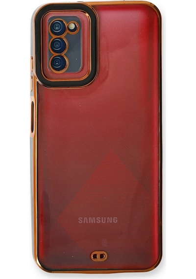Cosmotex Newface Samsung Galaxy Uyumlu  A03s Kılıf Liva Lens Silikon - Siyah