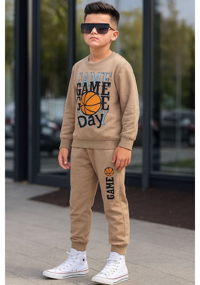 Game Day Erkek Çocuk Takım - 2/8 Yaş - 31551 Krem Game Day Erkek Çocuk Takım - 2/8 Yaş - 31551 Krem