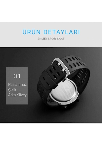 Skmei 1251 Spor Erkek Kol Saati Sağlam Su Geçirmez