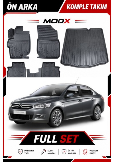 Honda Crv 2007-2012 Araca Özel Bagaj Havuzu + Universal Havuzlu Paspas Takımı 3d