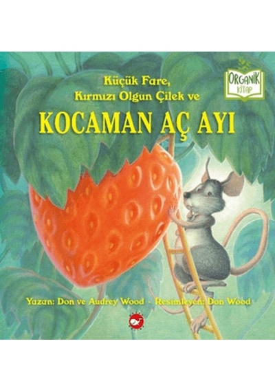 Küçük Fare, Kırmızı Olgun Çilek Ve Kocaman Aç Ayı - Ccgx-893318