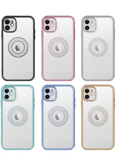 Apple Uyumlu iPhone 12 Kılıf Kamera Korumalı Logo Gösteren Zore Esta Kapak Yeşil