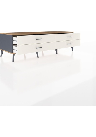 Kronos Tv Ünitesi 4 Çekmeceli 176x59x51 Antrasit-çam/aytaşı Atlas Çam/aytası Kronos Tv Ünitesi 4 Çekmeceli 176x59x51 Antrasit-çam/aytaşı Atlas Çam/aytası