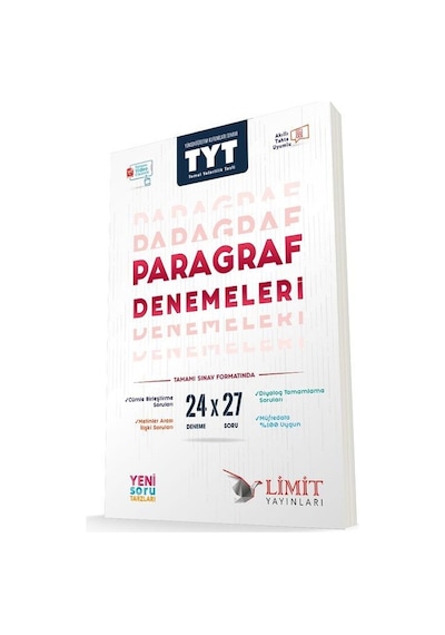 Limit Yayınları Tyt Kronometre Paragraf Denemeleri 24X27