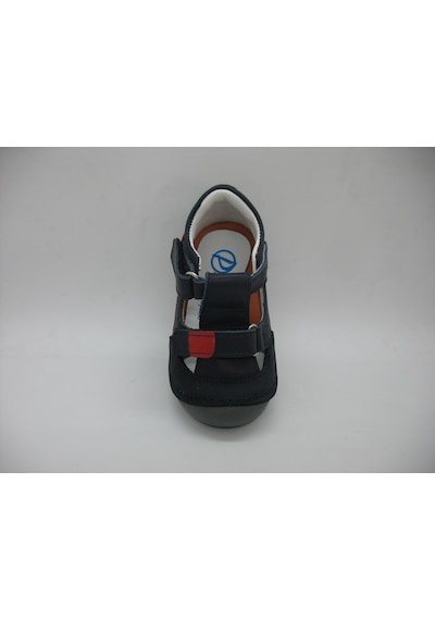 Angelokids Perlina 01102 Doğal Deri Ortopedik Ilk Adım Ayakkabısı 18-21 (429131442) Lacivert - Siyah
