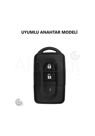 Nissan Juke Qashqai X-trail Micra Navara Silikon Anahtar Kılıfı Siyah