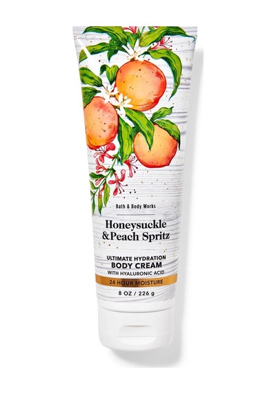Bath & Body Works Honeysuckle & Peach Spritz Yoğun Nemlendirici Vücut Kremi 226gr