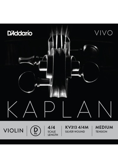 Daddarıo Kv313 Keman Tek Tel, Kaplan Vıvo, Scale Length 4/4, D- R