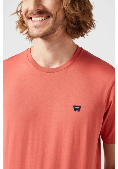 Lee Wrangler Wrangler Bisiklet Yaka T-shirt Kiremit Erkek Kısa Kol T-shirt 000000000101982682
