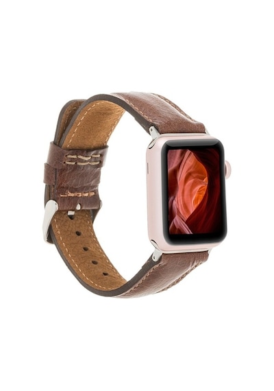 Bouletta Apple Watch Uyumlu Deri Kordon 42-44-45Mm Vs5 Kahverengi