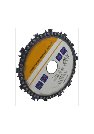 Klc 115 Mm 4" Taşlama Makine Uyumlu Zincirli Ahşap Testeresi Kesme Oyma Şekil Verme Testeresi 1 Adet