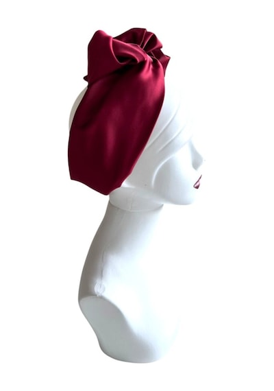 Saten Telli Saç Bandı Bordo - 794467105 Bordo - 794467105 Bordo