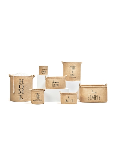 Ocean Home Textile Stuff & Things Jüt Sepet 30 x 31 cm