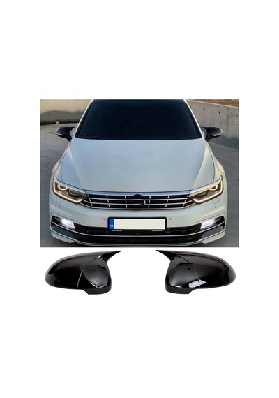 Vw Passat B8 Batman Yarasa Ayna Kapağı Piona Black Abs 2015 Ve Üzeri