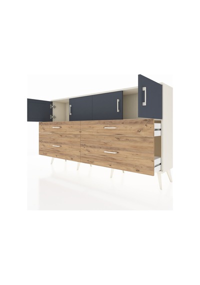 Arges Konsol 2 Raflı 4 Çekmeceli 4 Kapaklı 176x30x99 Aytaşı-antra Aytaşı-antrasit/çam Arges Konsol 2 Raflı 4 Çekmeceli 4 Kapaklı 176x30x99 Aytaşı-antra Aytaşı-antrasit/çam