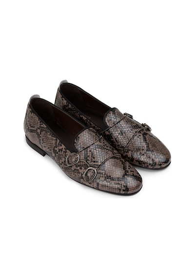 Deery Vizon Rengi Çift Tokalı Kadın Babet - 01611zvznm04 Vizon