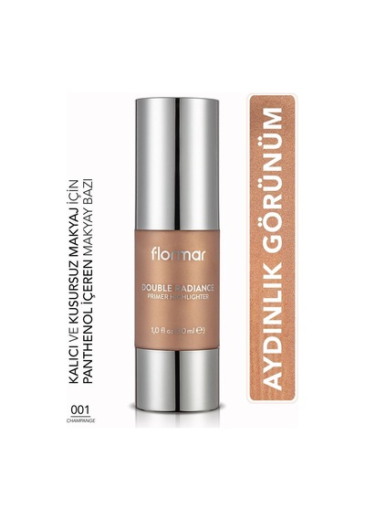 Flormar Double Radiance Işıltı Veren Makyaj Bazı 001 Champagne