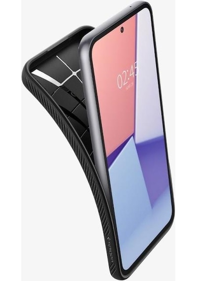 Spigen Galaxy S23 Fe İle Uyumlu Kılıf Liquid Air Matte Black Siyah
