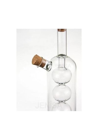Üç Bölmeli Çift Hazneli Cam Yağdanlık &amp Sirkelik 260 Ml Zarif Tasarım Diğer