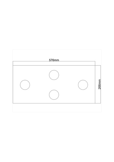 Motifpiyer spotlu gizli ışıklı tavan göbeği sgt-54-5 30X60X7.5cm