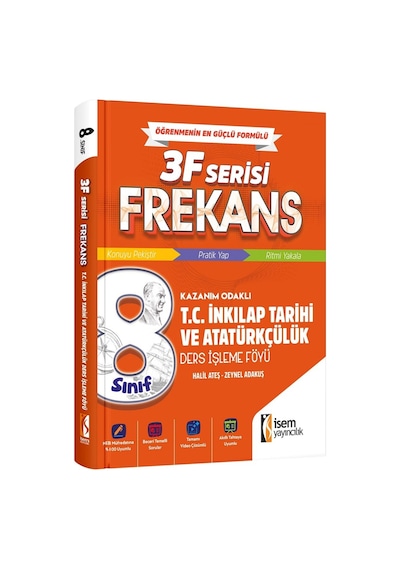 İsem 8. Sınıf Frekans İnkılap Tarihi Ve Atatürkçülük Ders İşleme Föyü İsem Yayıncılık