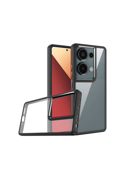 Xiaomi Redmi Note 13 Pro 4g Kılıf Zore Flora Kapak Siyah