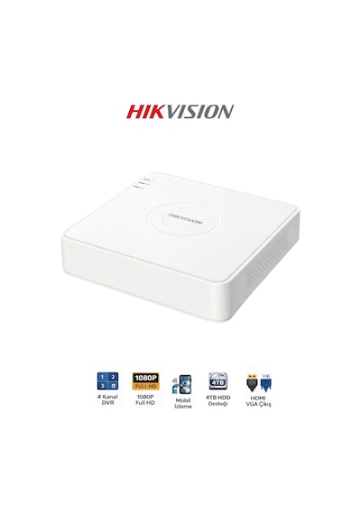 Ds-7104hghı-m1 4 Kanal Mini Dvr H.265+ Kayıt Cihazı