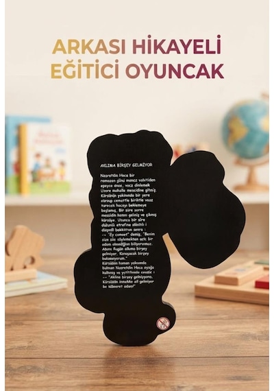 Eğitici Öğterici Ve Eğlenceli 4'lü Frame Yapboz Hikayeli Ve Bul-tak Oyun Seti 4lü Çok Renkli
