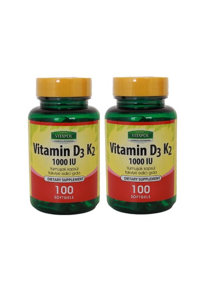 Vitapol Vitamin D3 K2 100 Softgel 2 Adet