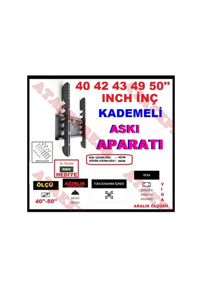 Toshıba Toshiba 50" Inch İnç 127 Ekran Lcd Led Tv Askı Aparatı