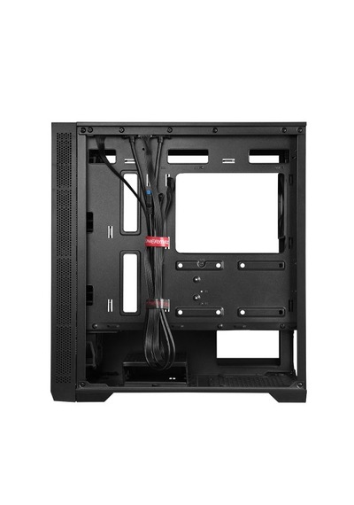 Enermax StarryFort SF21 Rainbow Temperli Cam Mesh USB 3.2 mATX Cyberbron II 600W 80+ Bronze Gaming Kasa Siyah