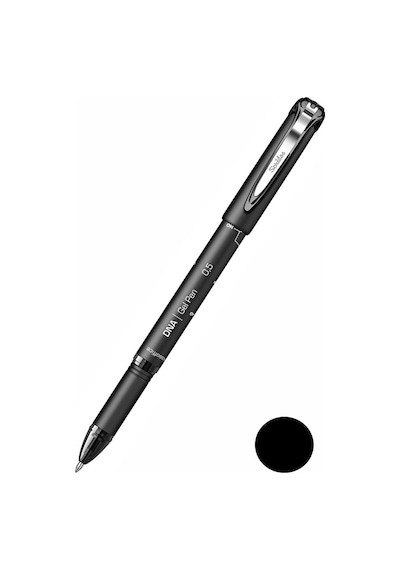 Siyah Pilot Kalem Dna Gel Pen 3 Adet Scrikss Pilot Kalem 0.5mm Roller Uç Pilot Kalem İnce Uçlu Likit Mürekkepli Pilot