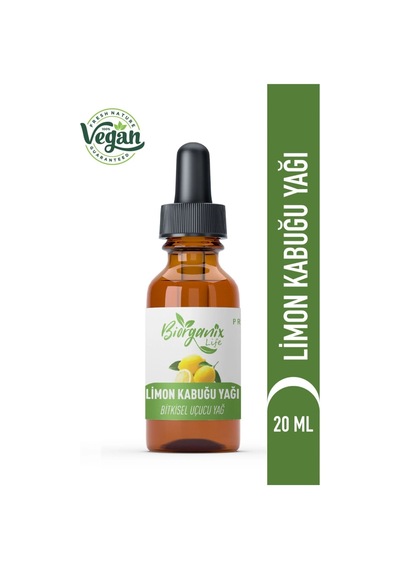 Life Limon Kabuğu Yağı 20 Ml %100 Doğal Uçucu Yağ Cilt, Masaj Ve Aromaterapi İçin