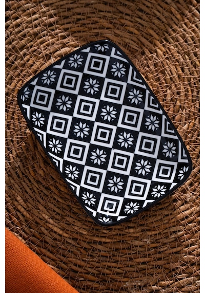 Acar Willa Kare Sunum Tabağı - 12.5 Cm Renkli