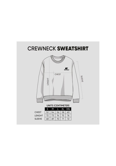 Bad Bear Presage Crewneck Off-white Beyaz Erkek Sweatshirt SİYAH