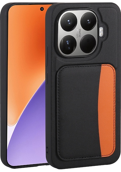 Xiaomi 15t Pro Kılıf Kartlıklı Zore X-kart Silikon Kapak Siyah