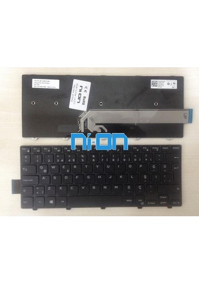 Nion Dell Nsk-lq0sc ,dell 7447 Uyumlu Laptop Notebook Klavye Siyah Tr