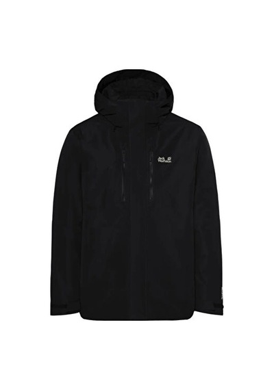 Jack Wolfskin Jasper Pro 3ın1 Jkt M Erkek Outdoor Montu 3'ü 1 Arada A66293-6000 Siyah