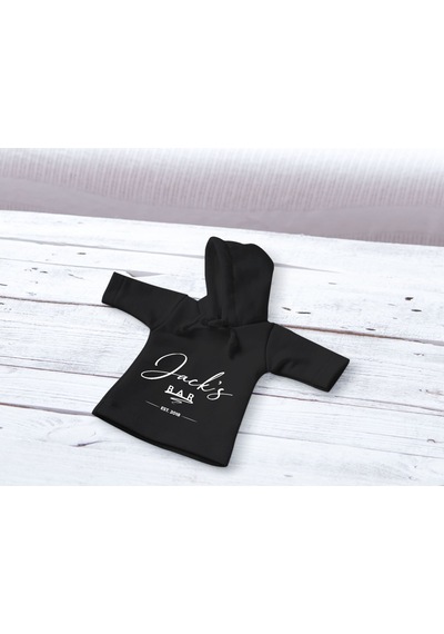 Bk Gift Kişiye Özel Mini Siyah İçki Şişesi Tişörtü , Ev Bar Dekoru, Viski, Şarap, Votka, Rakı Şişesi Tişörtü, Ev Barı-1 46 X 23 Cm Bitmeyen129983-eb Kopya Ed6120 Bk Gift