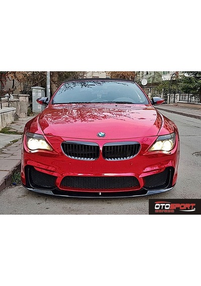 Bmw 6 Kasa E63 M6 Ön Tampon Ve Lip Fiberglass Boyasız
