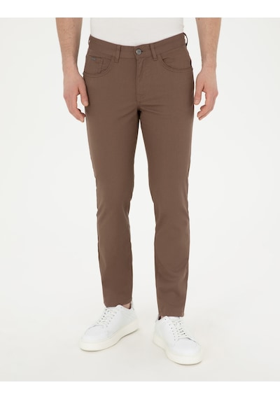 Pierre Cardin Erkek Kahverengi Pantolon Kanvas-chino 50289196-vr029 Kahverengi
